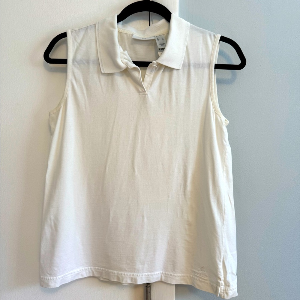 Golf polo tank top